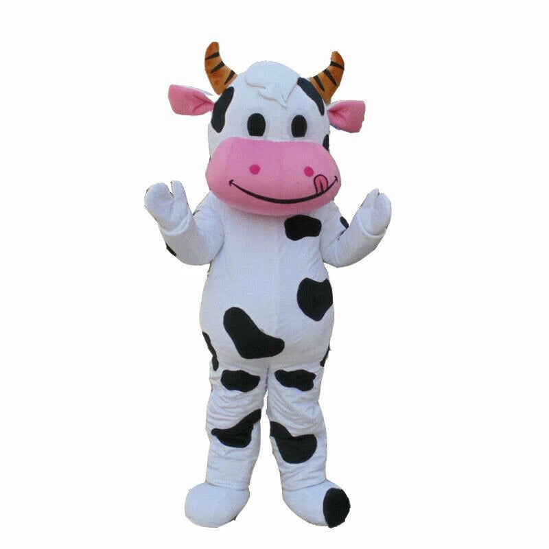 Men's Moo Cow Mascot Adult Costume