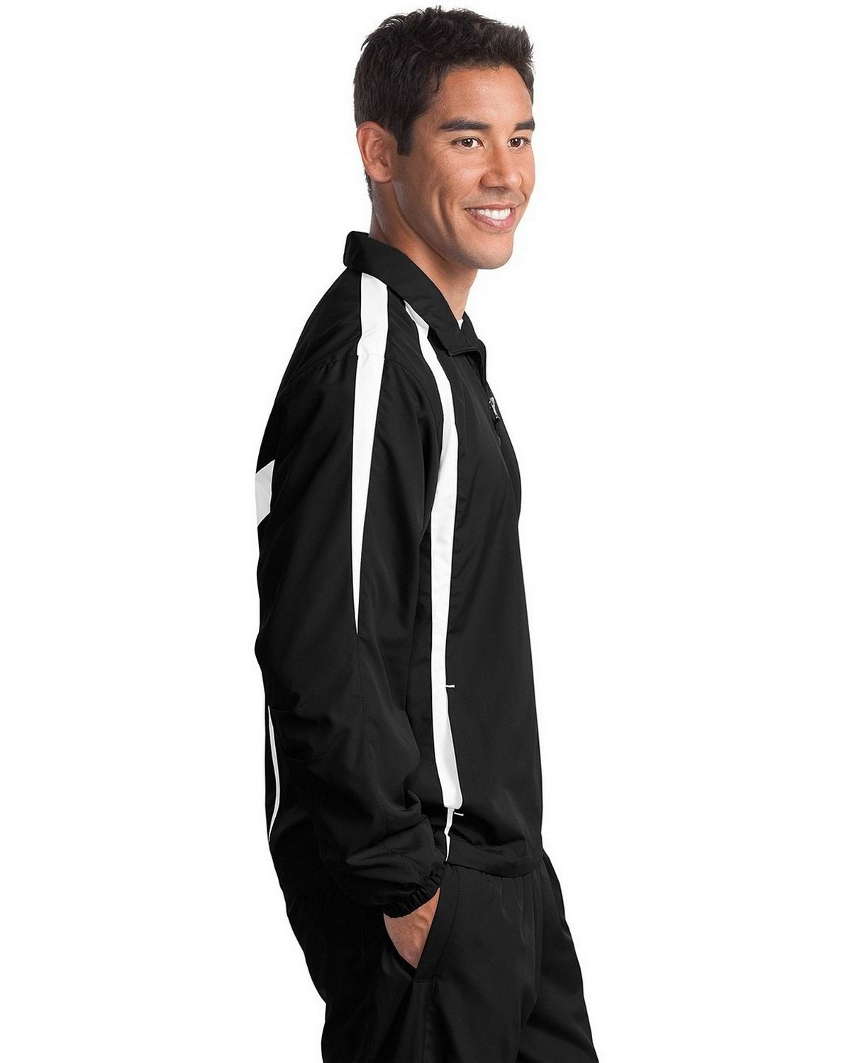 Sport-Tek JST60 Men's Colorblock Raglan Jacket