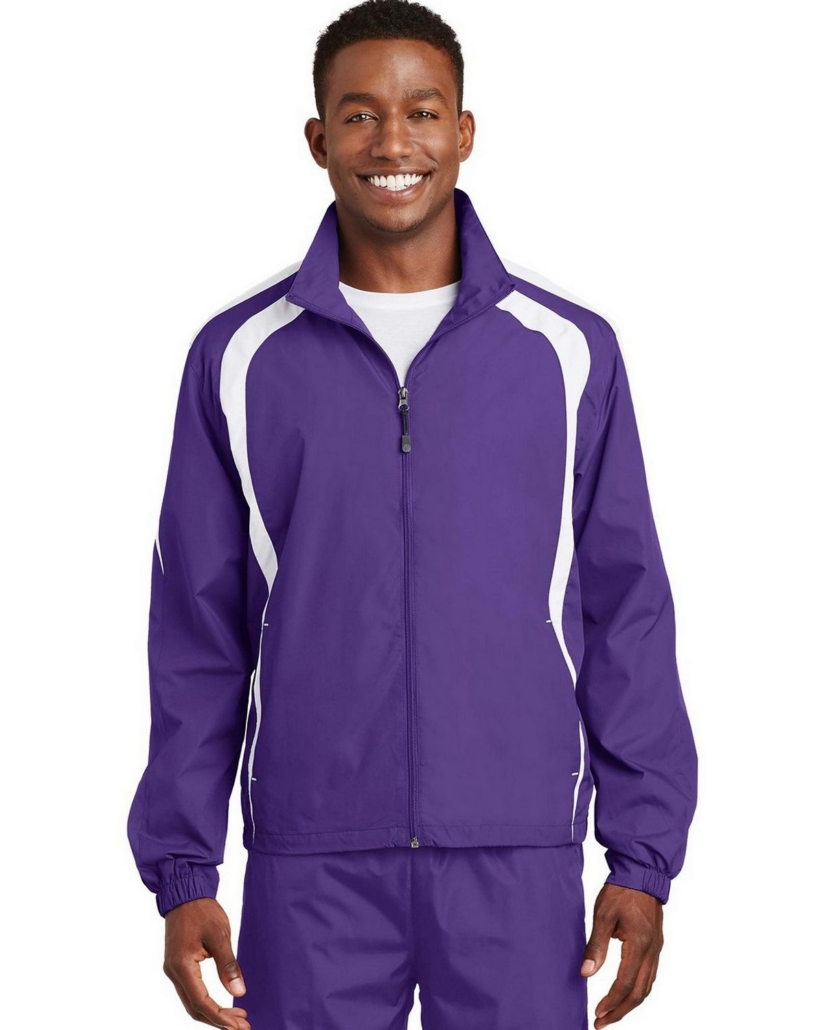 Sport-Tek JST60 Men's Colorblock Raglan Jacket