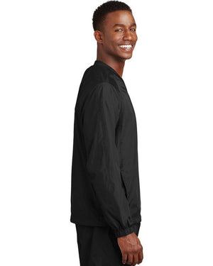 Sport-Tek V-Neck Raglan Wind Shirt. JST72