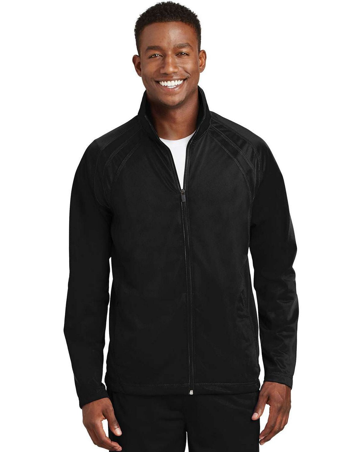 Sport-Tek Tricot Track Jacket. JST90