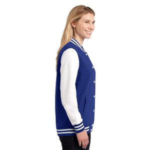 Sport-Tek Ladies Fleece Letterman Jacket. LST270