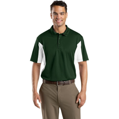 Sport-Tek TST655 Men's Tall Side Blocked Micro Pique Polo