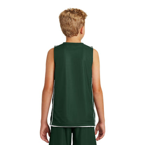 Sport-Tek YT555 Youth PosiCharge Mesh Reversible Sleeveless Tee