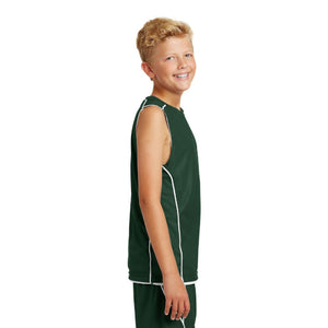 Sport-Tek YT555 Youth PosiCharge Mesh Reversible Sleeveless Tee