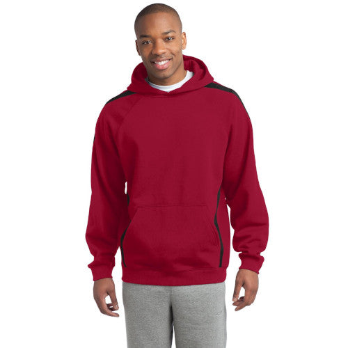 Sport-Tek Tall Sleeve Stripe Pullover Hooded Sweatshirt. TST265