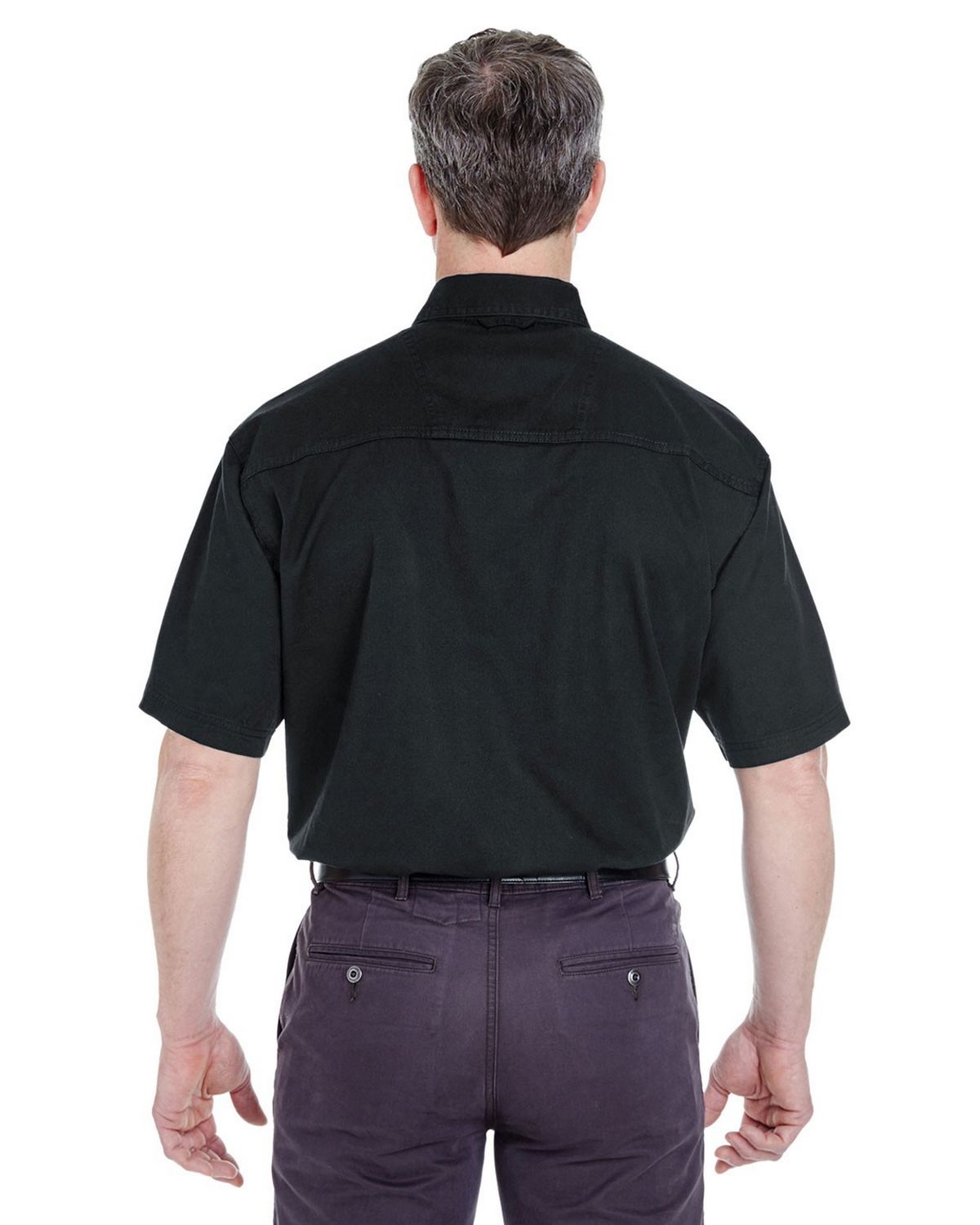 Ultraclub 8965C Adult Short-Sleeve Cypress Twill with Pocket