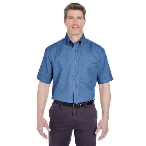 Adult Short-Sleeve Cypress Denim with Pocket