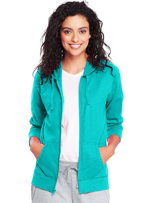 Hanes Women's Slub Jersey Hoodie-O9249