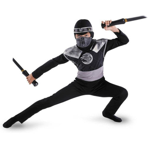 Kid's Dark Raven Ninja Boy's Halloween Costume