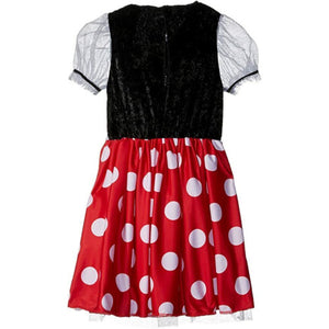 MINNIE MOUSE Red White Girls Costume Polka Dot Mascot