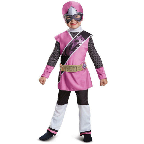 Pink Ranger Ninja Steel Deluxe Toddler Girls Costume