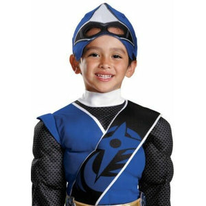 Blue Ranger Ninja Steel Child Muscle Costume