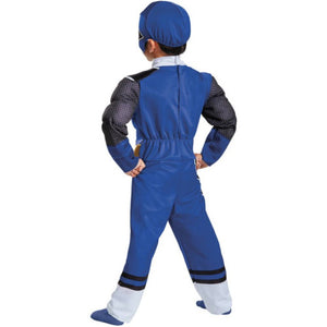 Blue Ranger Ninja Steel Child Muscle Costume