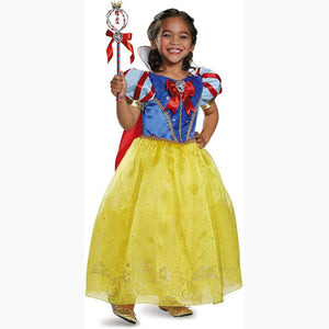 Deluxe Disney Dream Big Snow White Princess Costume Girls Fancy Dress