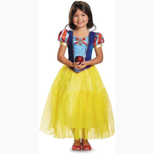 Snow White Deluxe Disney Princess Fancy Dress Up Kids Halloween Child Costume