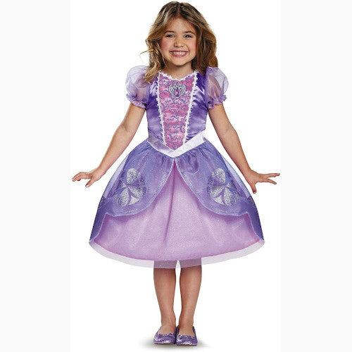 Sofia The Next Chapter Classic Child Costume Girl Disney Princess Purple Dress