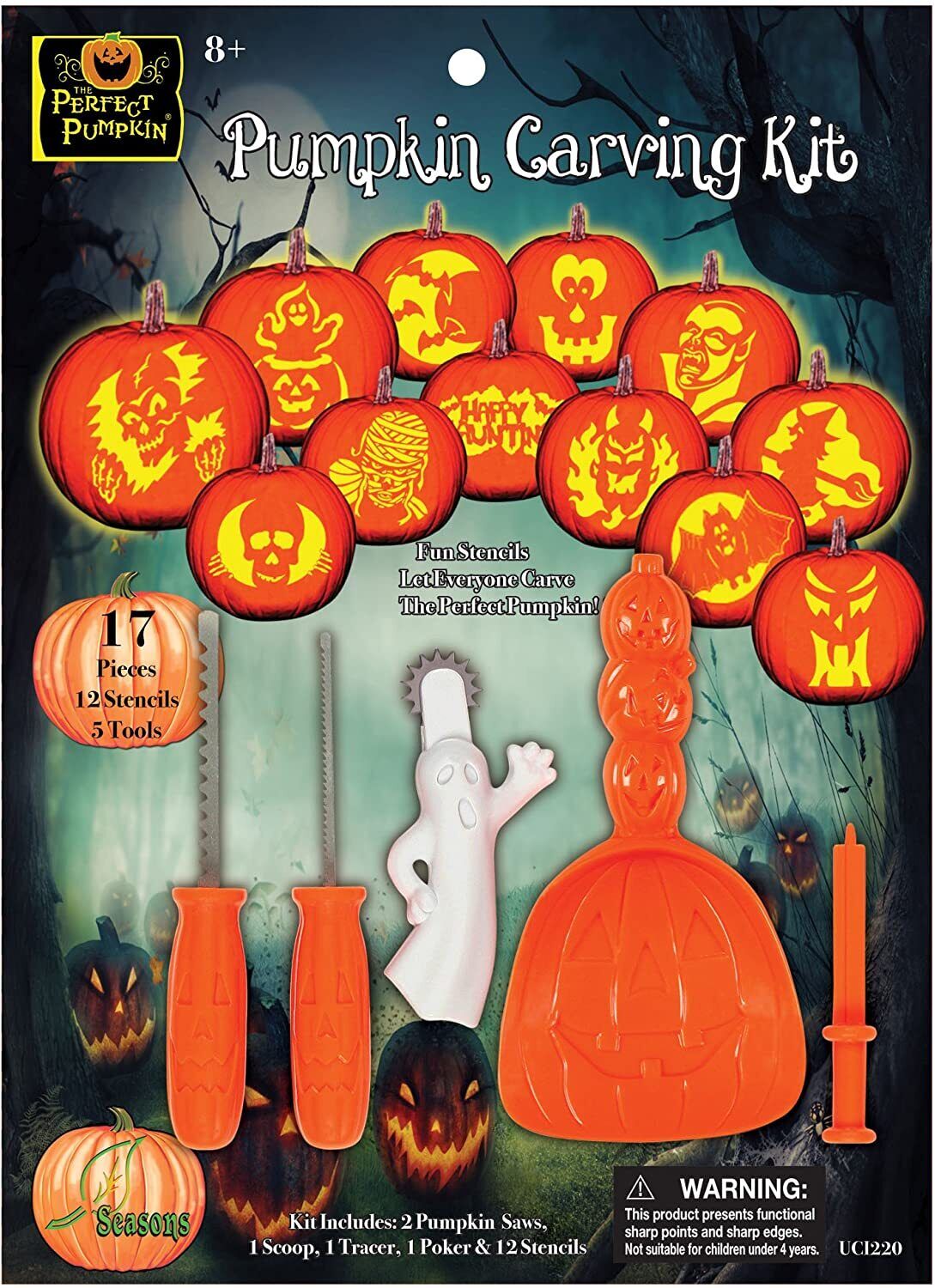 The Perfect Pumpkin Seasons Piece Deluxe Carving Kit