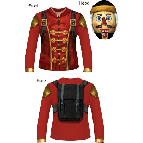 Fortnite Inspired Adult Sublimated Costume Shirt and Hood Crackshot