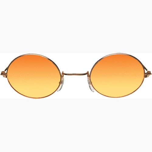 John Lennon Glasses with Orange Lenses