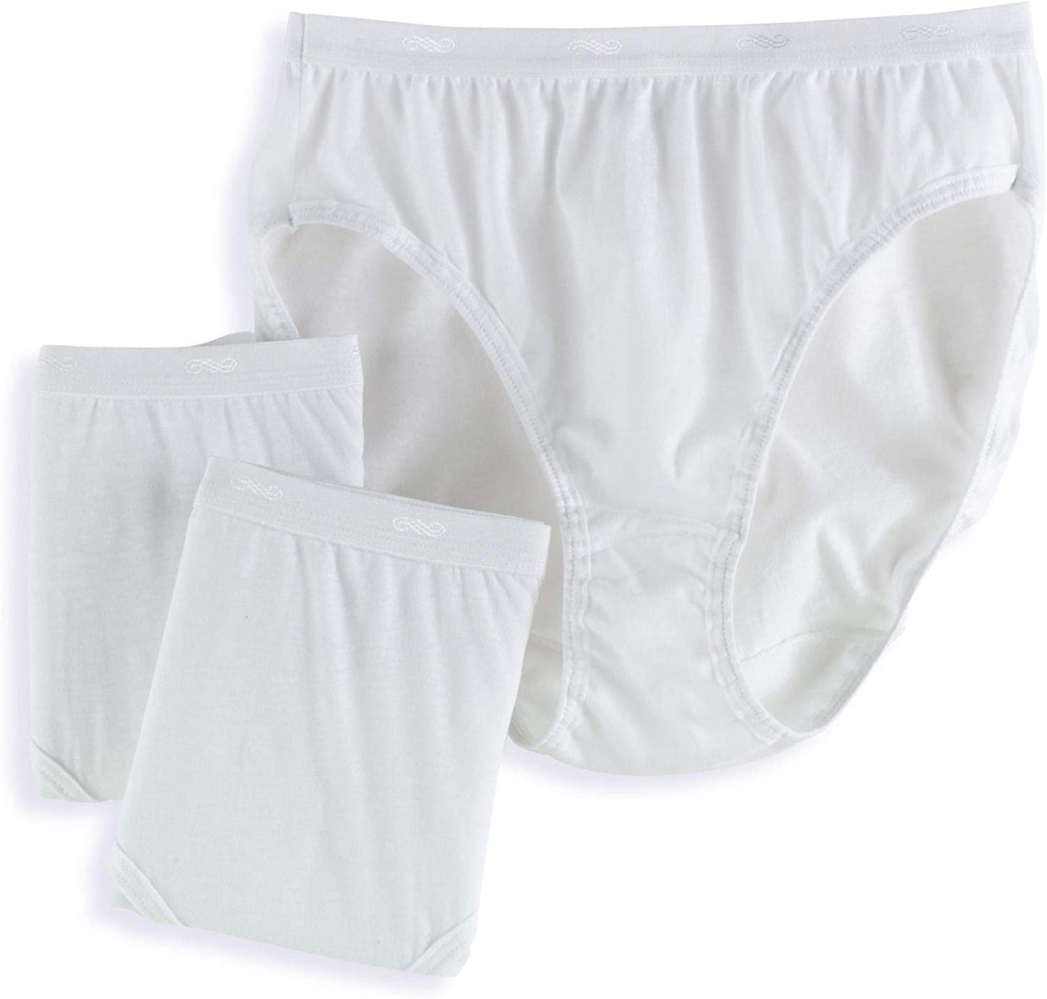 Hanes Cool Comfort Women's Cotton Brief Panties 6-Pack-PP40BT