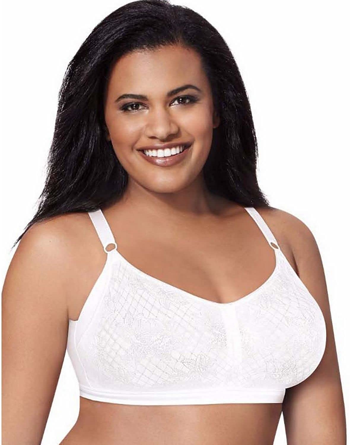 Just My Size Undercover Slimming Wirefree Bra with SlenderU Panels-J228