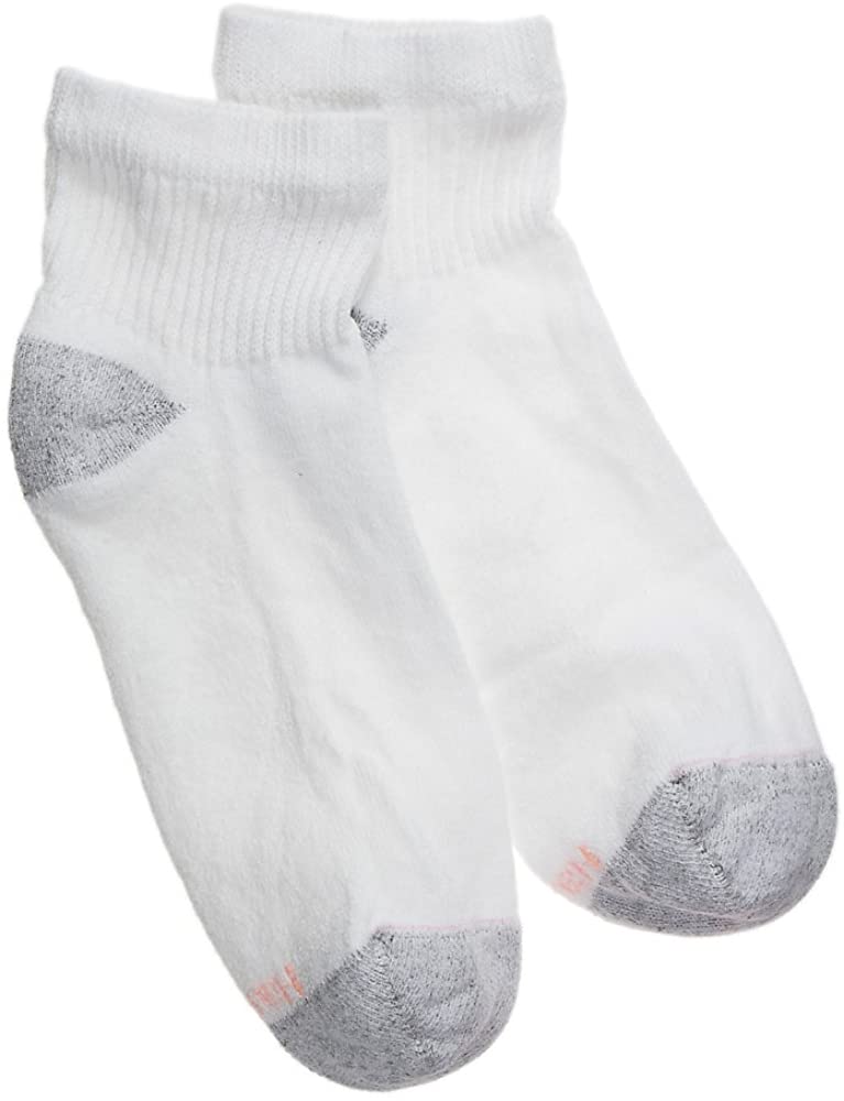 Hanes Women's Ankle Socks Extended Size 10-Pack-681/10P