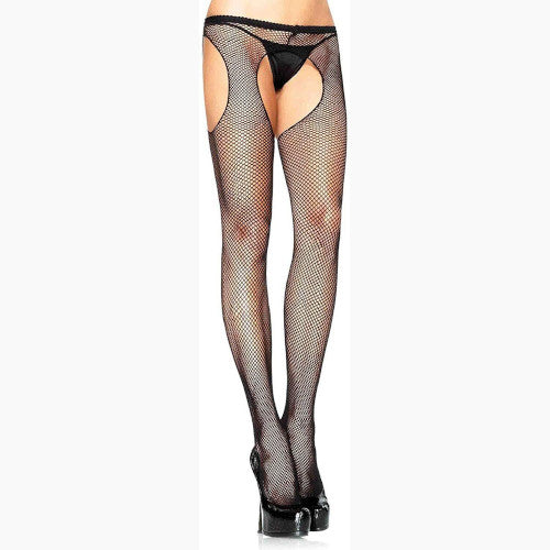 Leg Avenue Pantyhose Fishnet Suspender