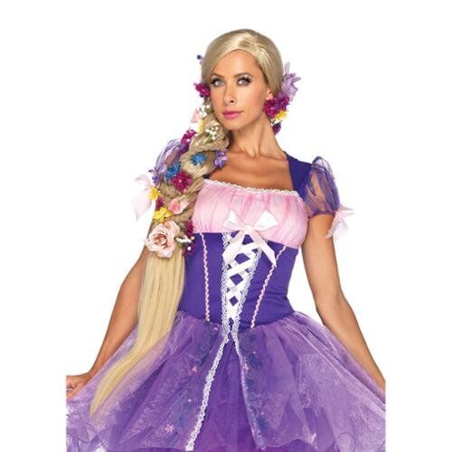 Leg Avenue Disney Thick Braid Rapunzel Wig, Blond