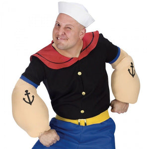 Popeye the Sailor Costume Adult Halloween Fancy Dress