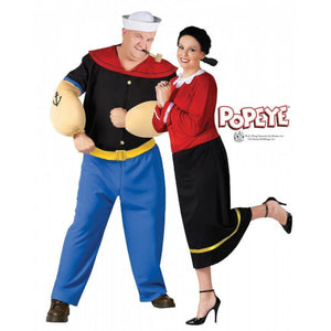 Popeye the Sailor Costume Adult Halloween Fancy Dress