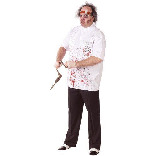 Doctor Killer Driller Adult Mens Costume Psycho Doctor Movie