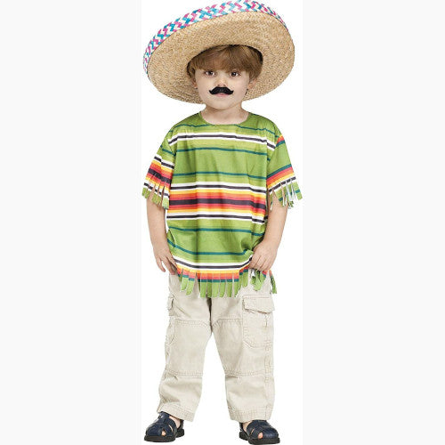 Little Amigo Sombrero Toddler Child Costume Mexican Shirt Fiesta Party Halloween