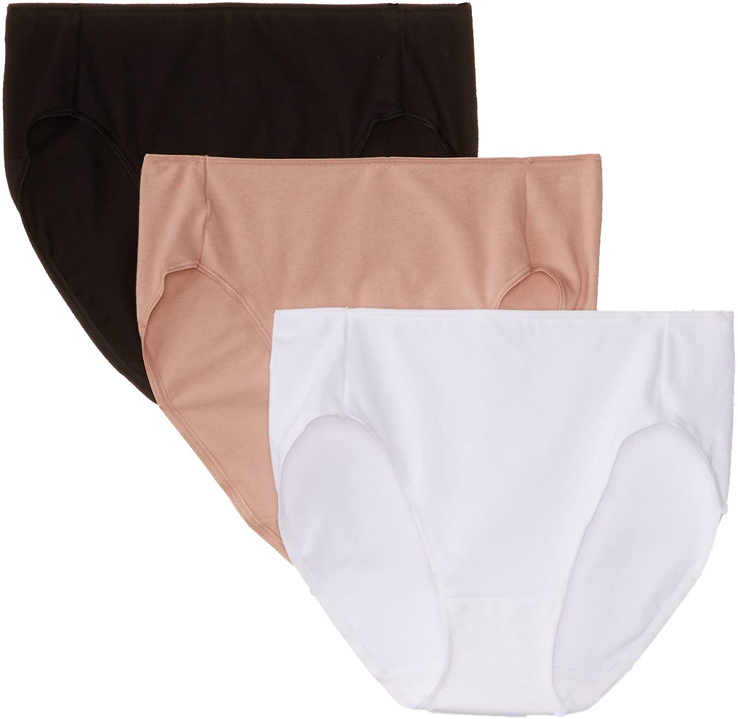 Hanes Smooth Illusions Hi-Cut Panties 3-Pack-K343AS