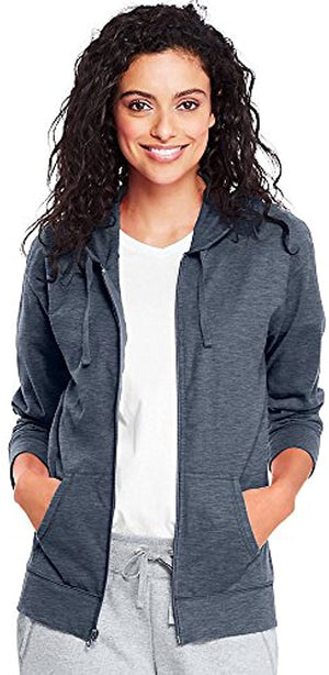 Hanes Women's Slub Jersey Hoodie-O9249