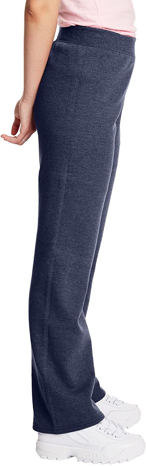 Hanes ComfortSoft EcoSmart Womens Open Leg Fleece Sweatpants-O4629