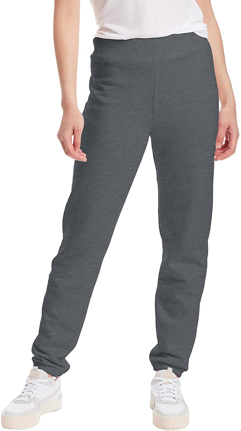 Hanes ComfortSoft EcoSmart Women's Petite Open Leg Sweatpants-O4634