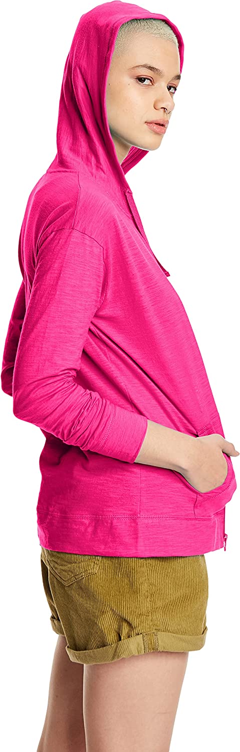 Hanes Women's Slub Jersey Hoodie-O9249