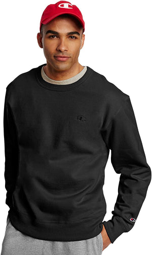 Champion Mens Powerblend Fleece Pullover Crew