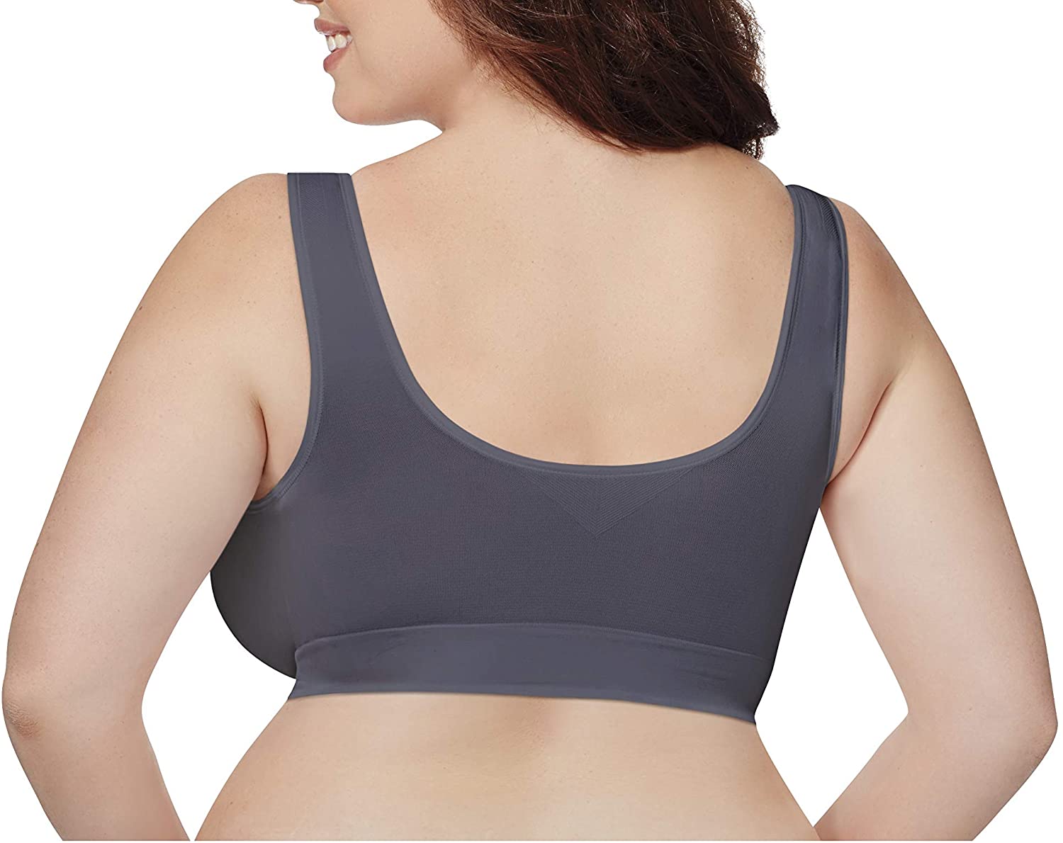Just My Size Pure Comfort Front-Close Wirefree Bra-1274 - activewearhub
