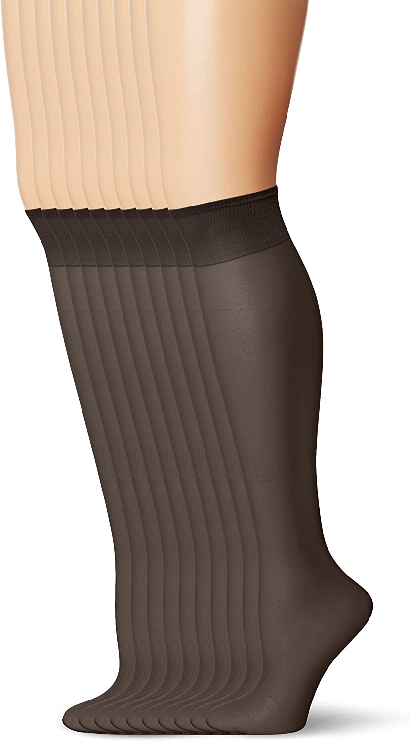 L'eggs Everyday Knee Highs ST 10 Pair-39800
