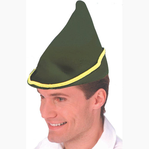 Men's Deluxe Green Elf Costume Hat