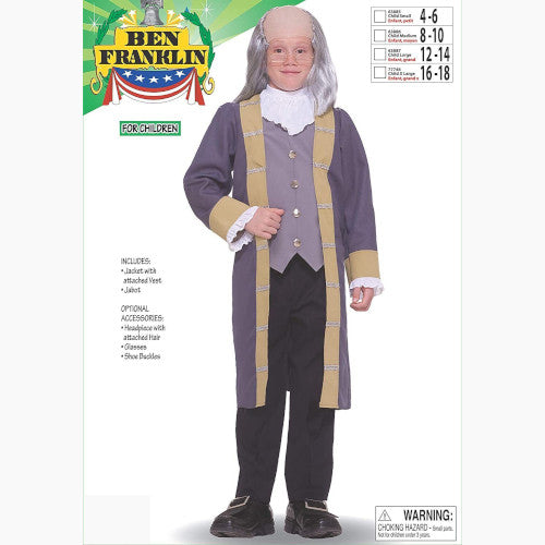 Child Benjamin Franklin Costume