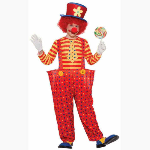 Hoopy the Clown Circus Carnival Party Fancy Dress Up Halloween Child Costume