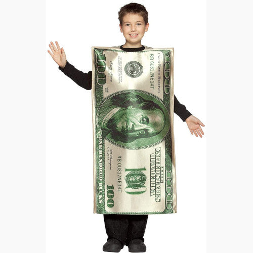 100 Dollar Bill Child Costume