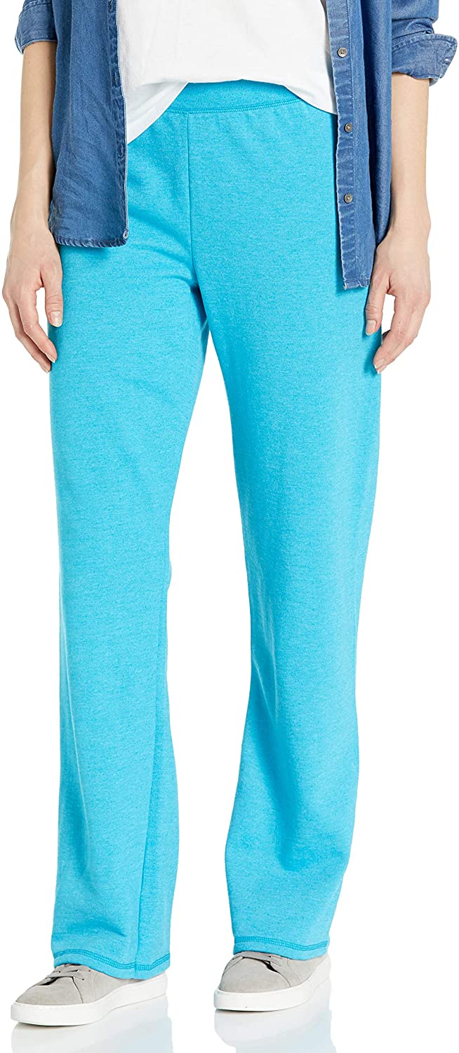 Hanes ComfortSoft EcoSmart Womens Open Leg Fleece Sweatpants-O4629