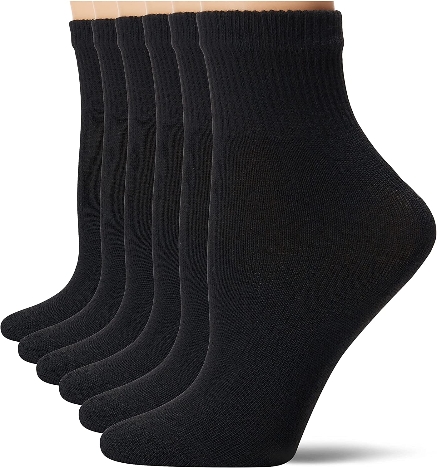 Hanes Ultimate Women's Ankle Socks 6-Pack-UC126