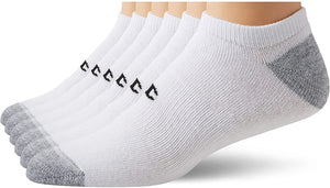 Champion Double Dry Performance Mens Black No-Show Socks 6-Pack