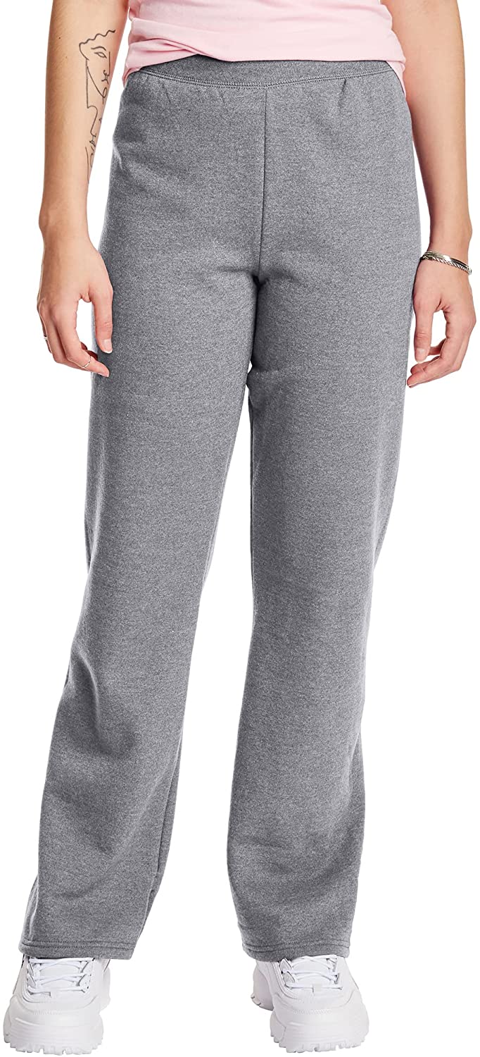 Hanes ComfortSoft™ EcoSmart Women's Petite Open Leg Sweatpants