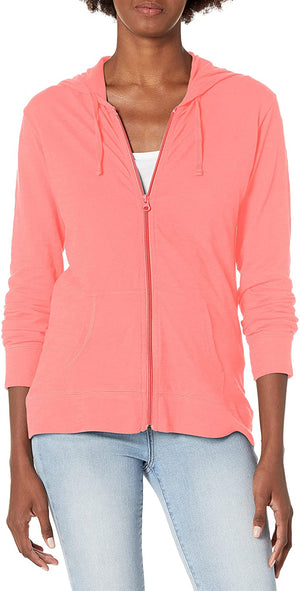 Hanes Women's Slub Jersey Hoodie-O9249